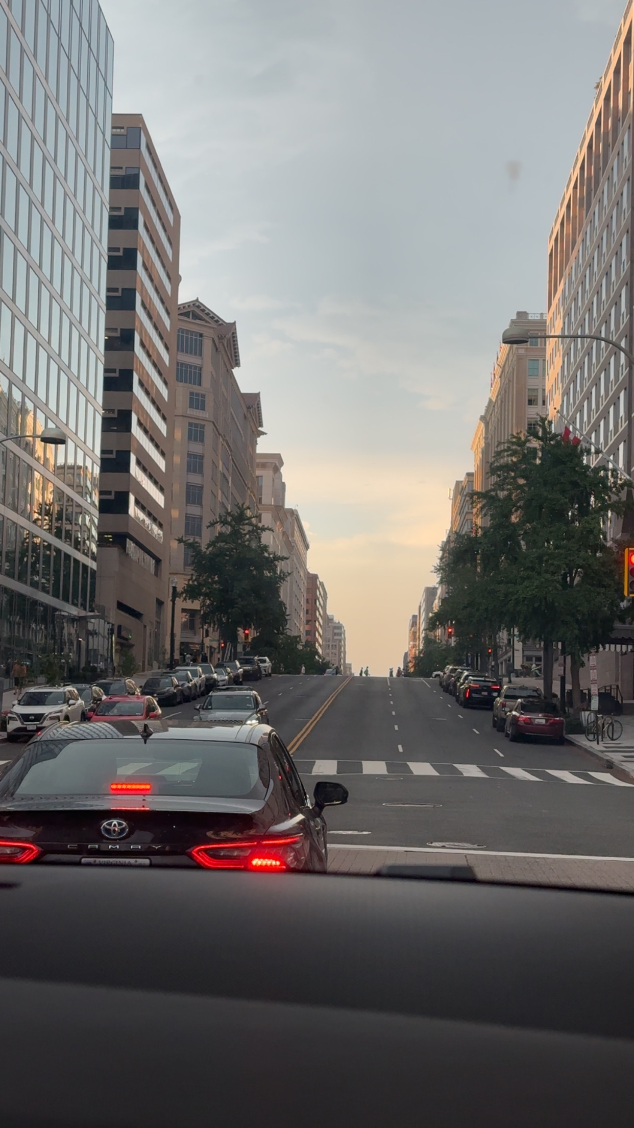 A drive through downtown Washington D.C.